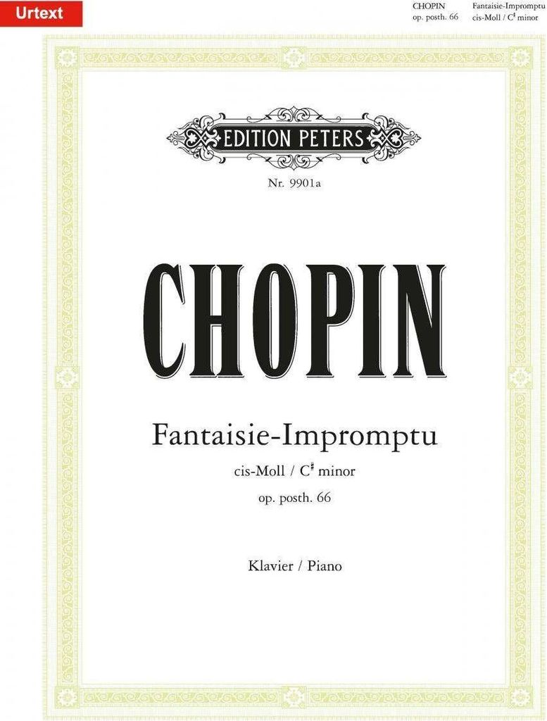 Fantaisie-Impromptu in C Sharp Minor Op. Posth. 66 for Piano