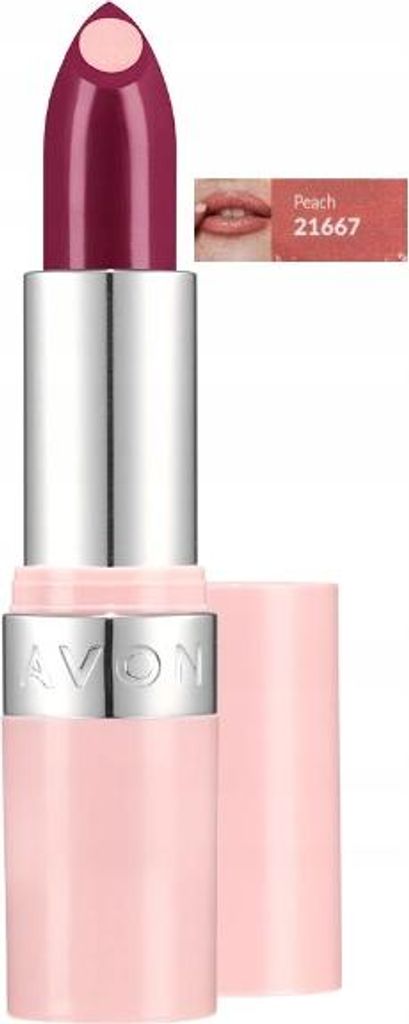AVON Hydramatic Shine Peach Hyaluronsäure-Lippenstift