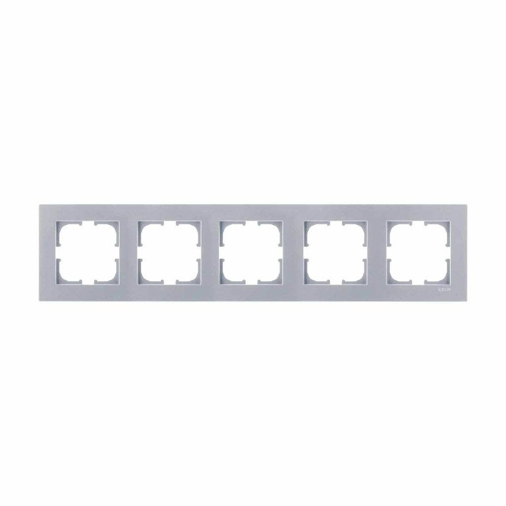 5-fach Rahmen Silber K105/10E EXEN (Karell)