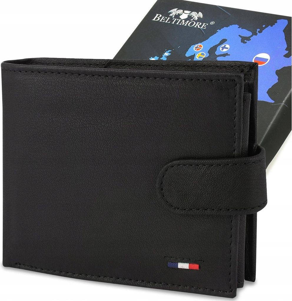 Klassische Herrenbrieftasche aus Leder Beltimore