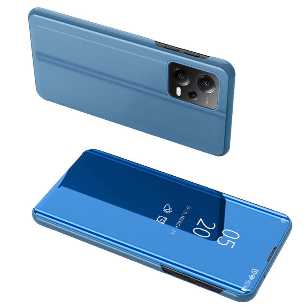 HQWear Clear View Case für Xiaomi Redmi Note 12 Pro+, blau