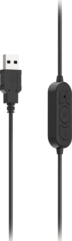Casque idéal pour télétravail et visioconférence Hama HS-USB300 V2 USB noir - 3