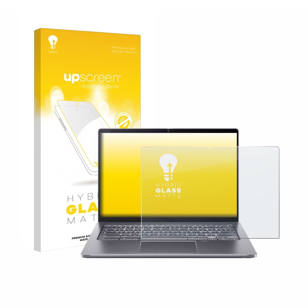 upscreen Entspiegelungs Schutzglas für Acer Chromebook Spin 714 Schutzfolie Panzer Folie Glas Display Schutz matt