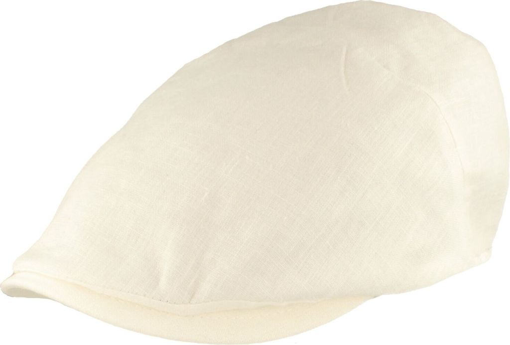 Leichte Sommer-Flatcap aus reinem Leinen von Hut-Breiter