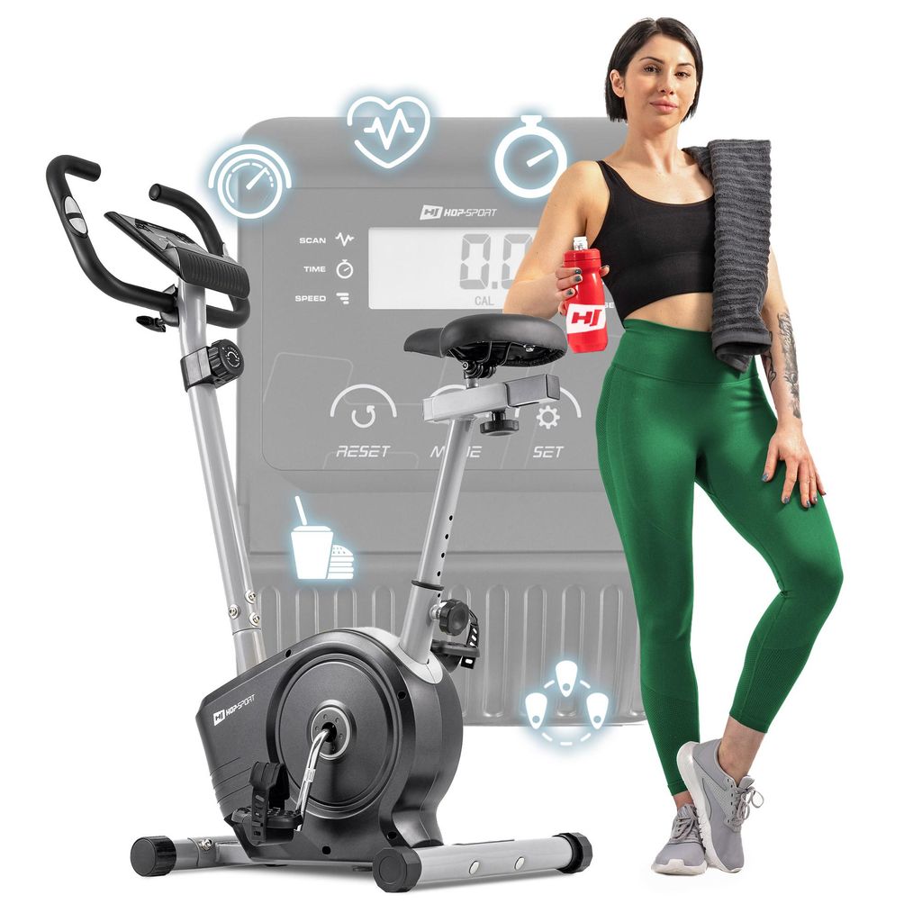 Hop-Sport Heimtrainer Fahrrad HS-2050H Sonic, Hometrainer Produktbild 