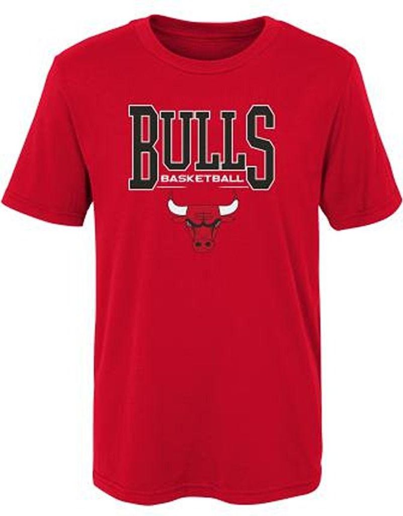 OUTERSTUFF NBA Slam Dunk Junior T-Shirt, Chicago Bulls, Größe: L (14-16 Jahre)