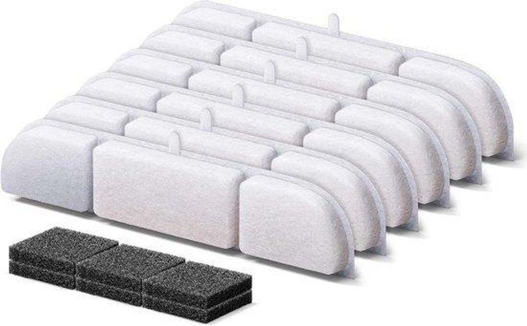 Katentaschenfilter, 6 austauschbare Wasserfilter, Aktivkohlefilter, für DPWFP6