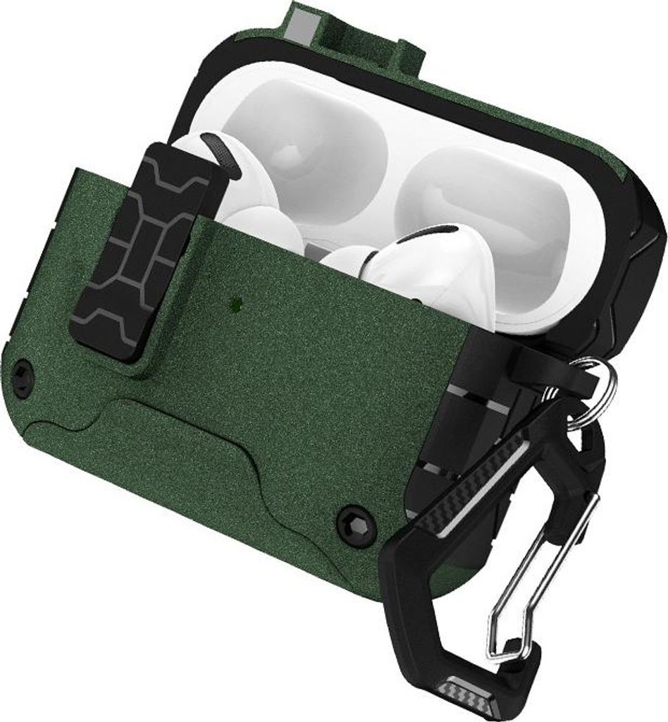 INF Schutzhülle für AirPods 4 - TPU+PC, Magnetisch, Kabelloses Laden Grün