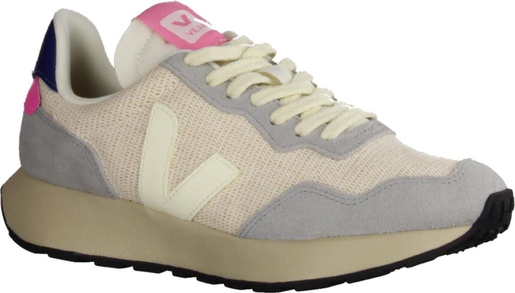 Veja Paulistana Damensneaker, Leder/J-Mesh, Cashew/Grey, Produktbild 