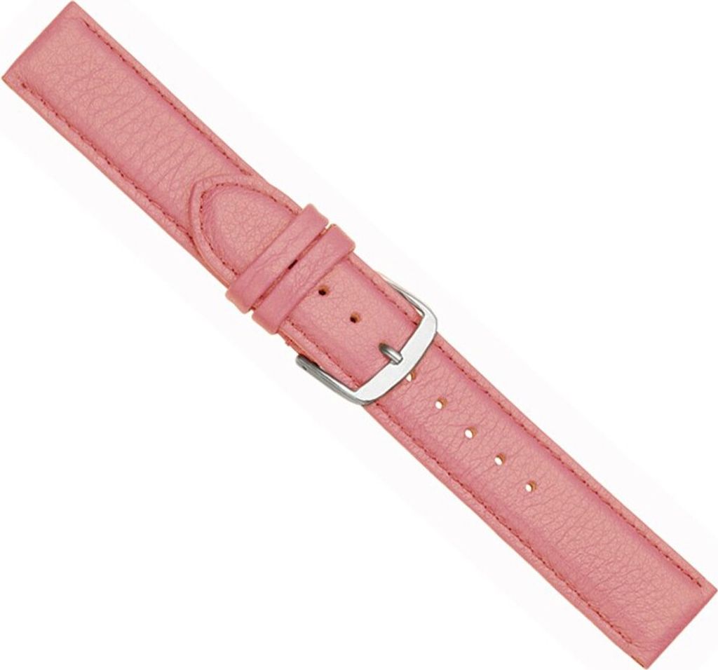 Beach Ersatzband Uhrenarmband Kalbsleder Rosa 20443S, Stegbreite:14mm