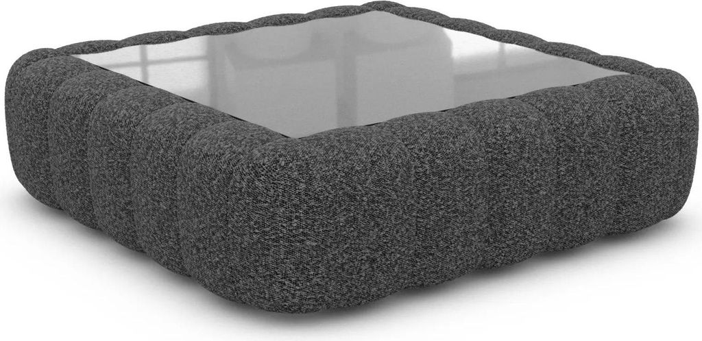 Bouclé Couchtisch Square Valora Graphit