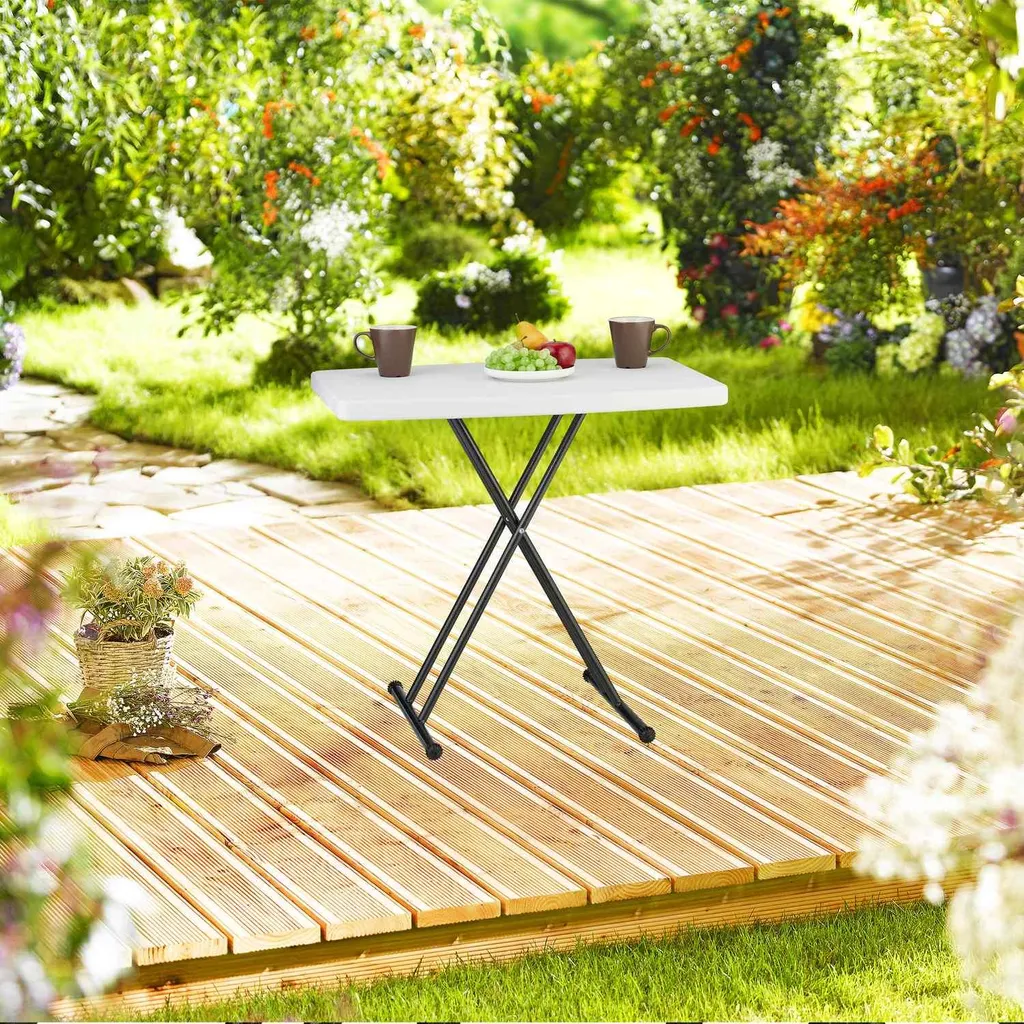 Table de jardin pliante multi-usage pour camping et réception balcon - 2