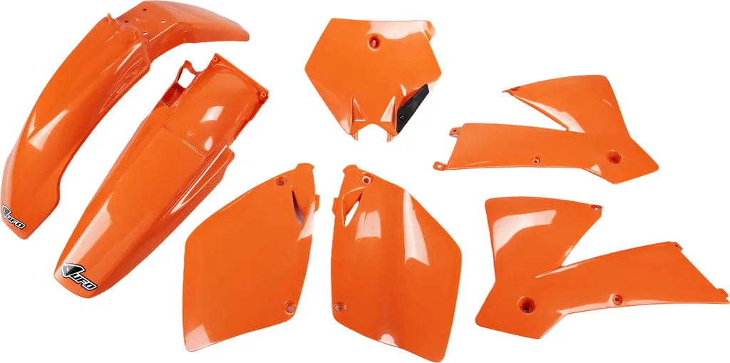 Kit plastique KTM SX 2003 orange UFO PLAST anti-casse et durable