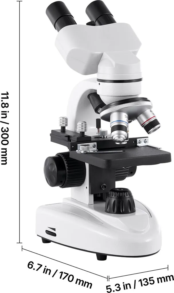 Microscope composé binoculaire 40-2000x pour laboratoire et éducation - 8