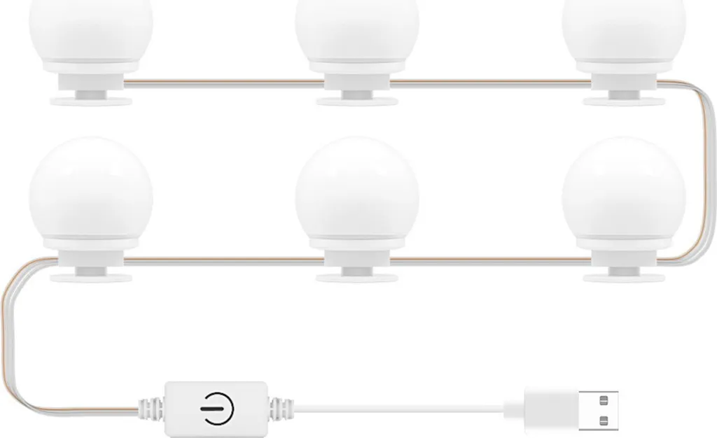 Luci Specchio Design Moderno - Ricarica USB e Touch Dimmerabile - 5