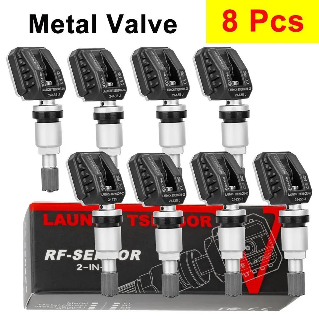 Alerte Pression Pneu : 8 Capteurs TPMS Programmables Double Fréquence - 2
