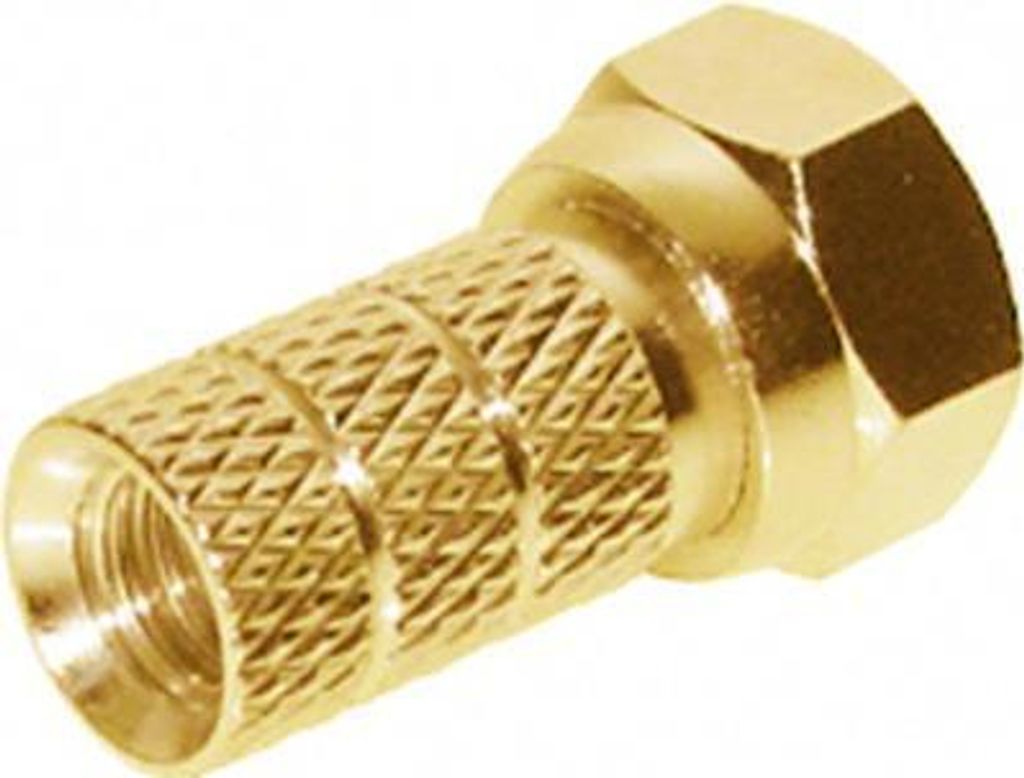 shiverpeaks -BASIC-S--F-Stecker 5,2, vergoldet, mit großer Mutter (BS85004-AG)