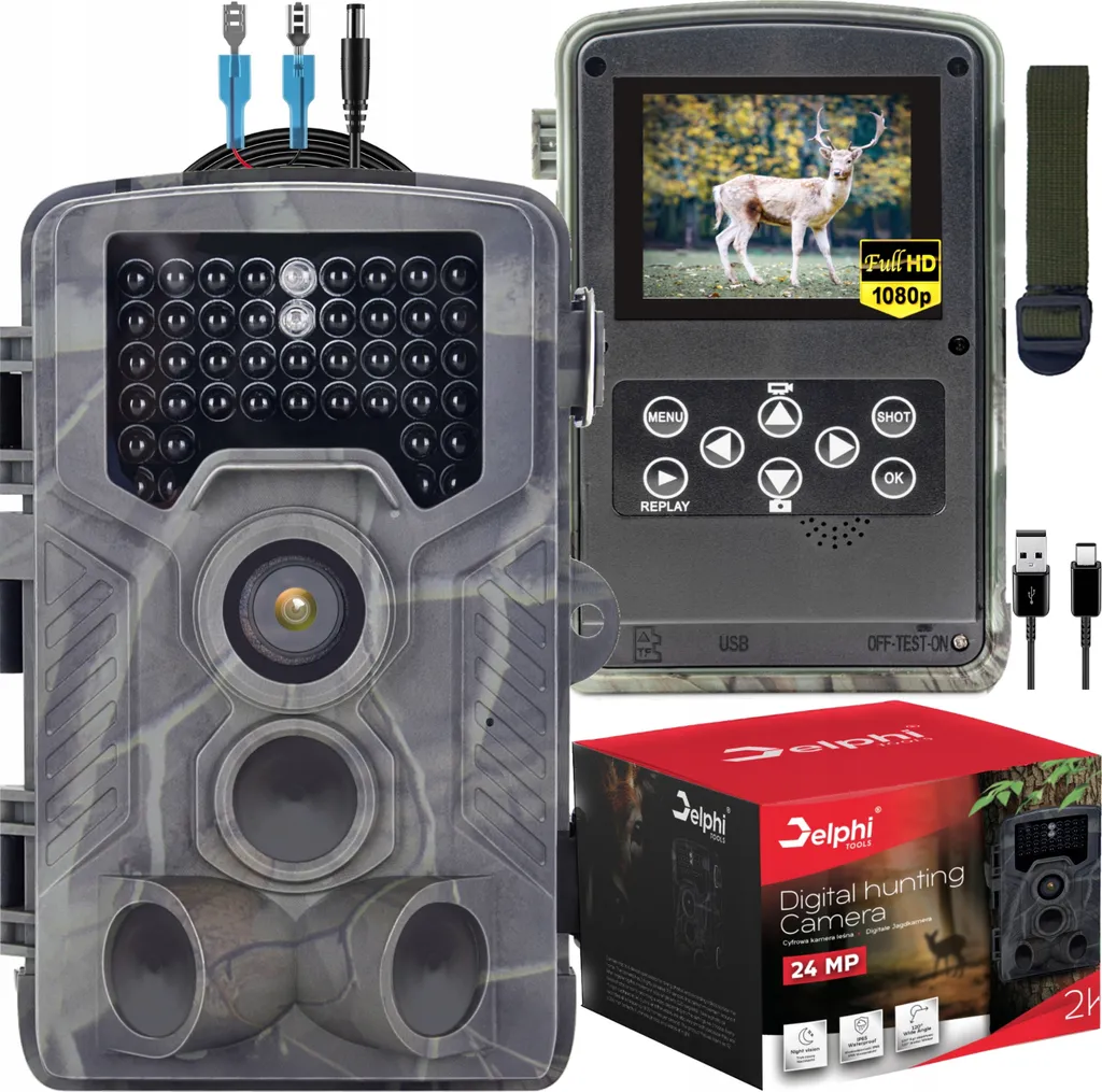 Telecamere Sorveglianza DELPHI 24MP 1080P IP65 - Offerta Online