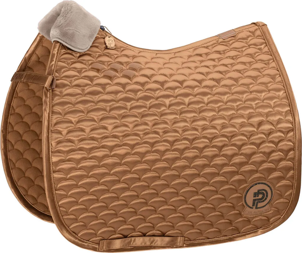 Sottosella Eskadron Satin Cloud Cognac Platinum 23 PD | Eleganza Pony
