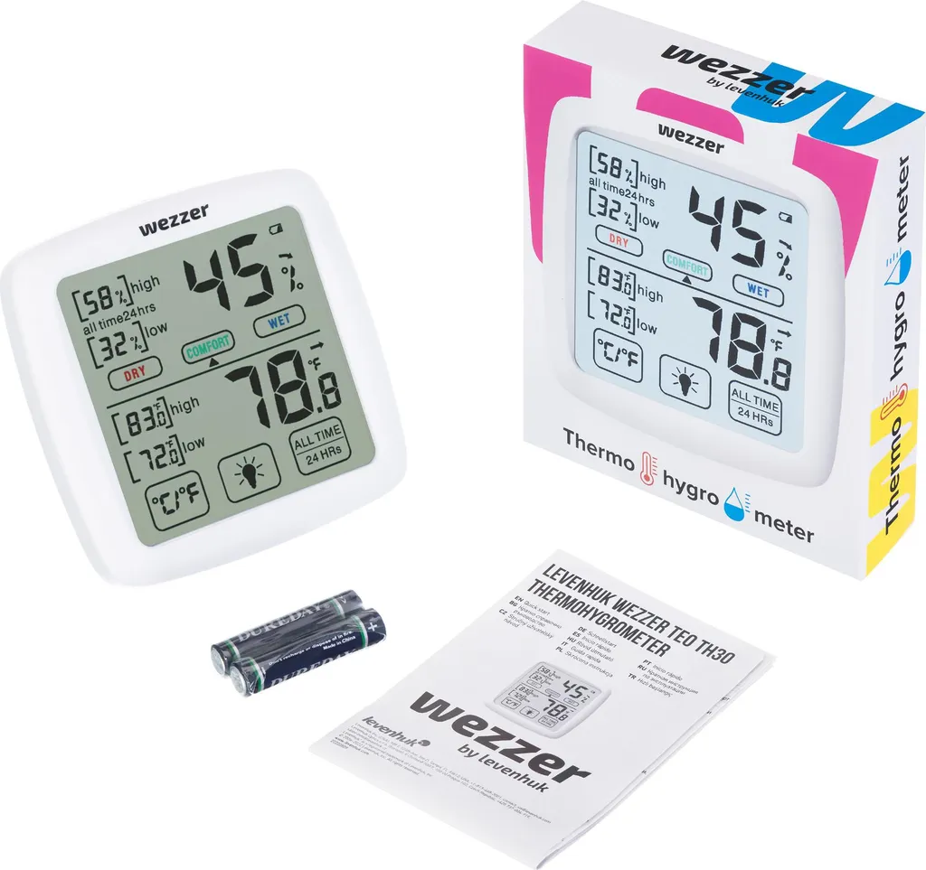 Thermohygromètre avec indicateur de confort pour optimiser le chauffage - 2