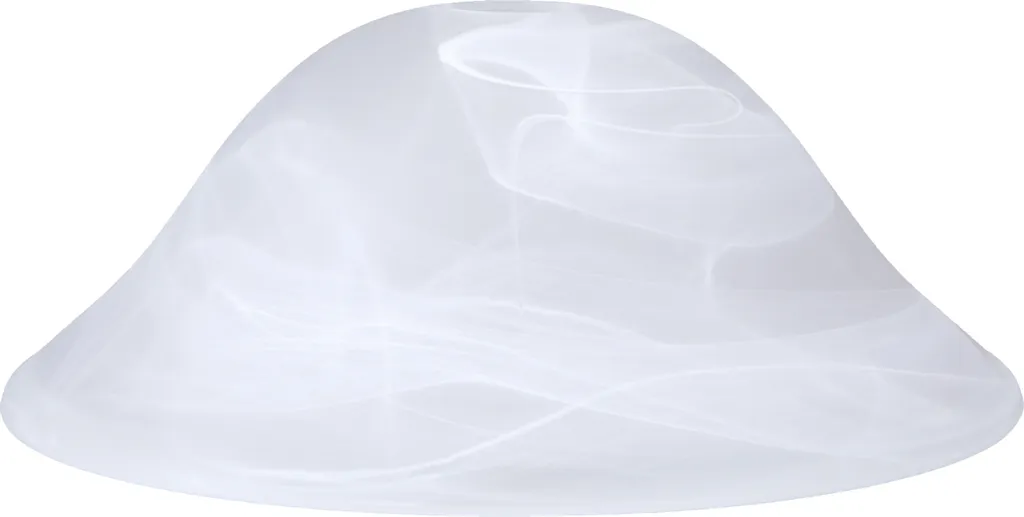 Verre de lampe Ø 335mm de remplacement en albâtre blanc pour plafonnier