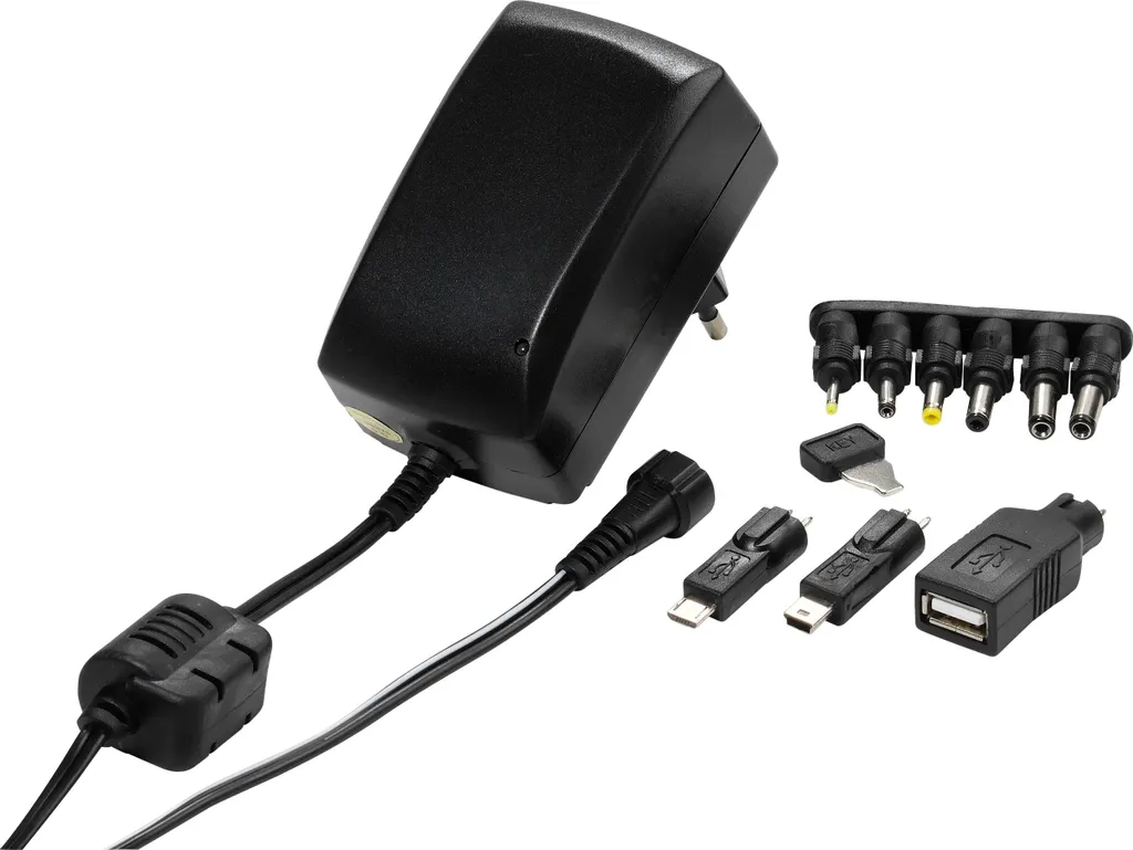 Chargeur universel VIVanco pour petits appareils électriques et mobile