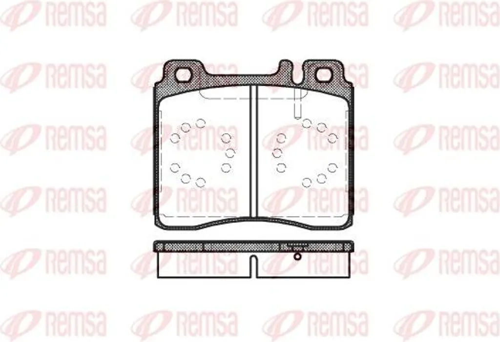 Plaquettes de Frein OE 0024200420 REMSA 0420.00 Haute Résistance Thermique