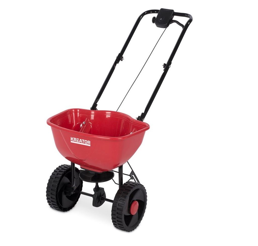 Streuwagen Rasen 15 Liter auch für Salz, Sand und Dünger