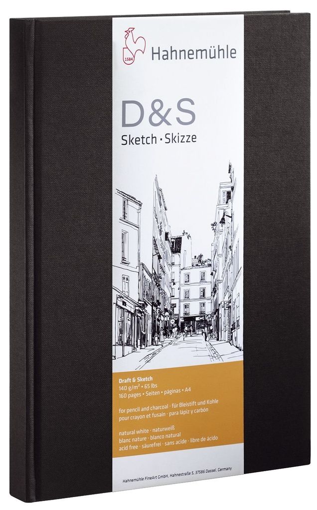 Hahnemühle Skizzenbuch D&S A4 160 Seiten 140 g/m² Hochformat