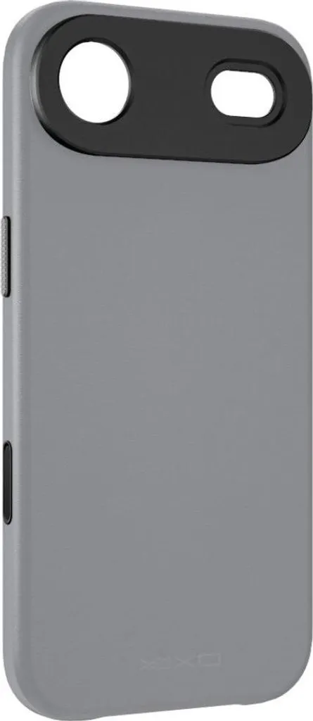 Custodia per iPhone Air, YAXO Leather Gear Slim Case MagSafe, grigio