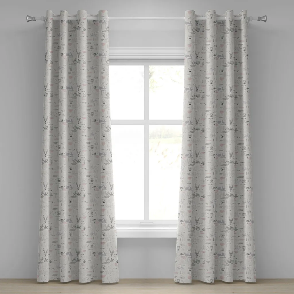 Tenda Microfibra ABAKUHAUS 2 pannelli 280x175 Indie Minimal
