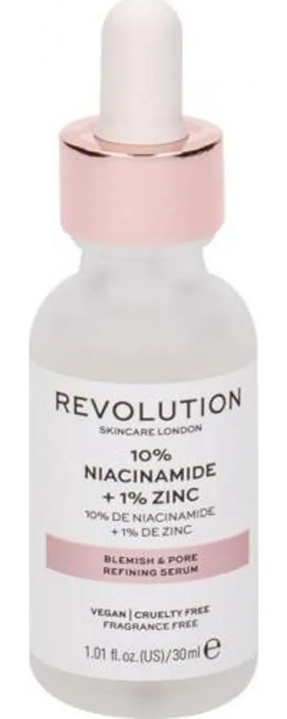 Sérum Pores Dilatés et Brillance Niacinamide 10% Zinc 1% Revolution 30ml