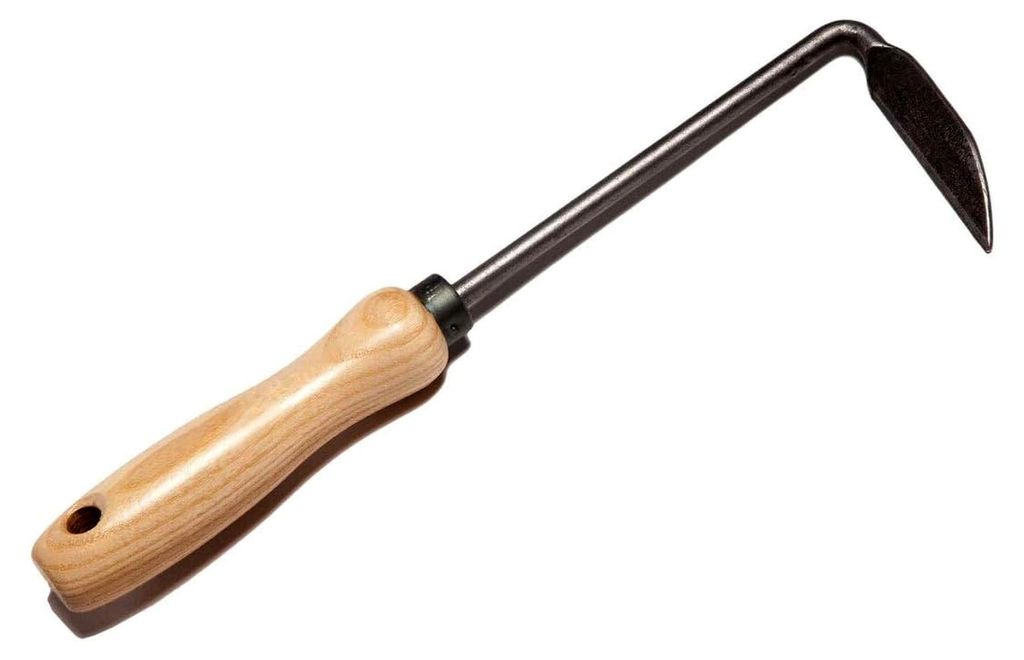 Cape-Cod-Unkrautjäter für Rechtshänder - inkl. Schleifstein - Länge: 27 cm, Gewicht: 200 g - Handgeschmiedet in Deutschland