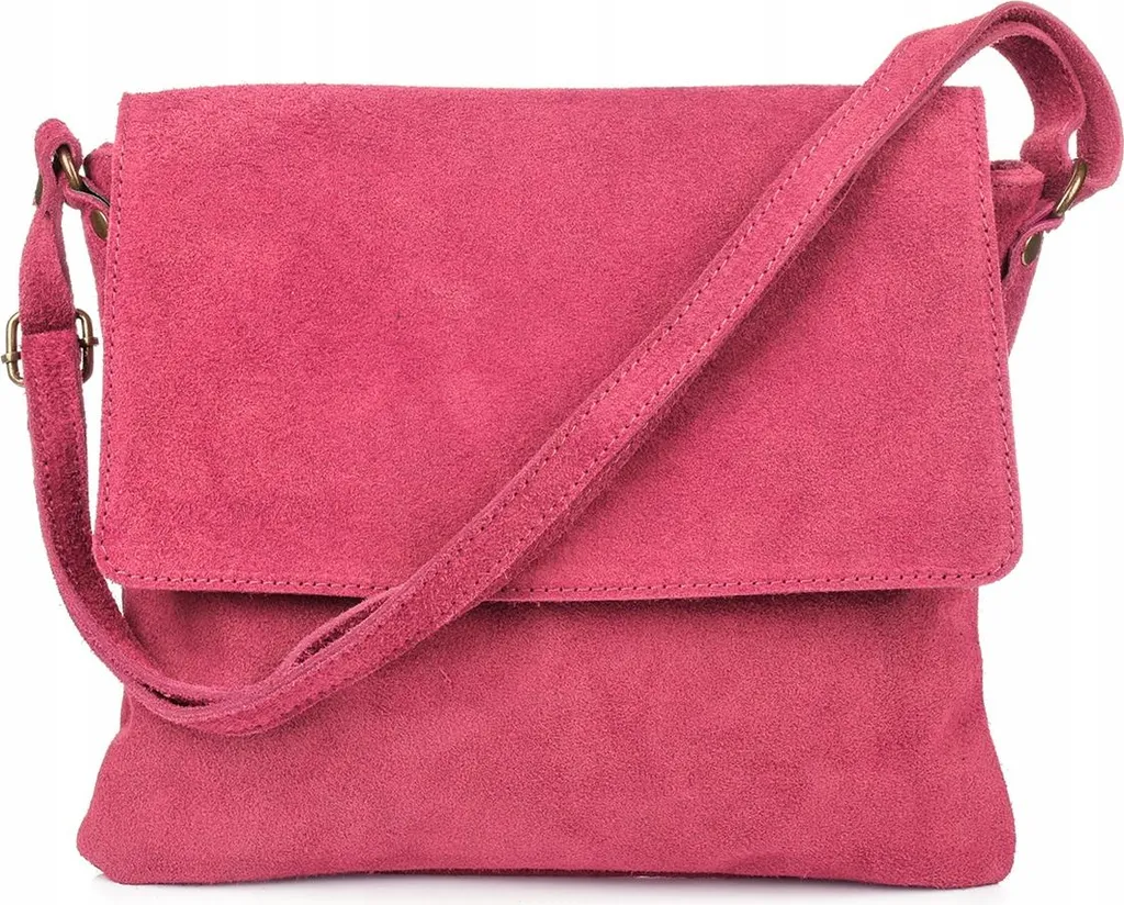 Borsa Messenger Italiana in Pelle Scamosciata - Capiente B5 Portadocumenti