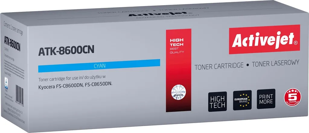 Toner Cyan pour Kyocera TK-8600C Idéal Impression Volume Bureau 20000p