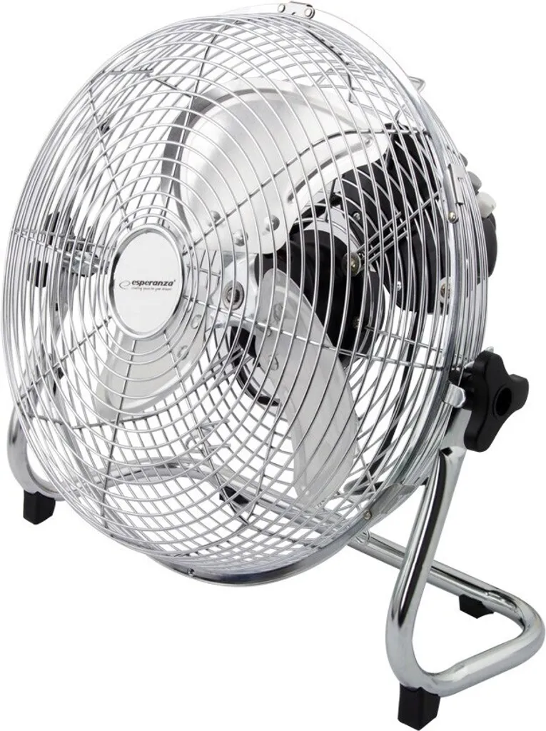 ESPERANZA EHF005 Scirocco Ventilateur de circulation 12'' Chrome 50W