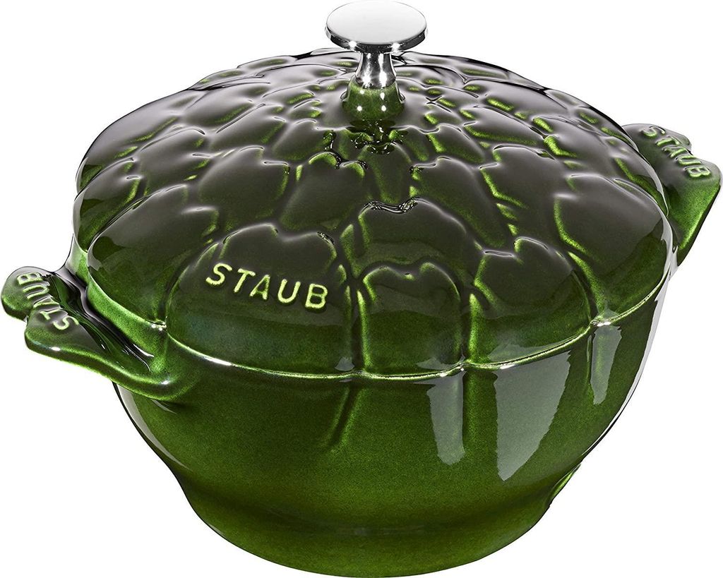 Staub Cocotte Artischocke basilikumgrün 22cm