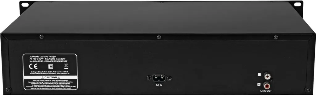 Lecteur multimédia Omnitronic XDP-1502 pour lire CD, USB et SD