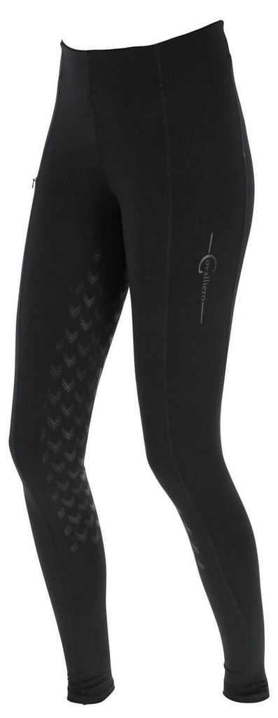 Covalliero Reitleggins Damen Full-Grip Equona Damenreitleggins Vollbesatz Schwarz 40/42