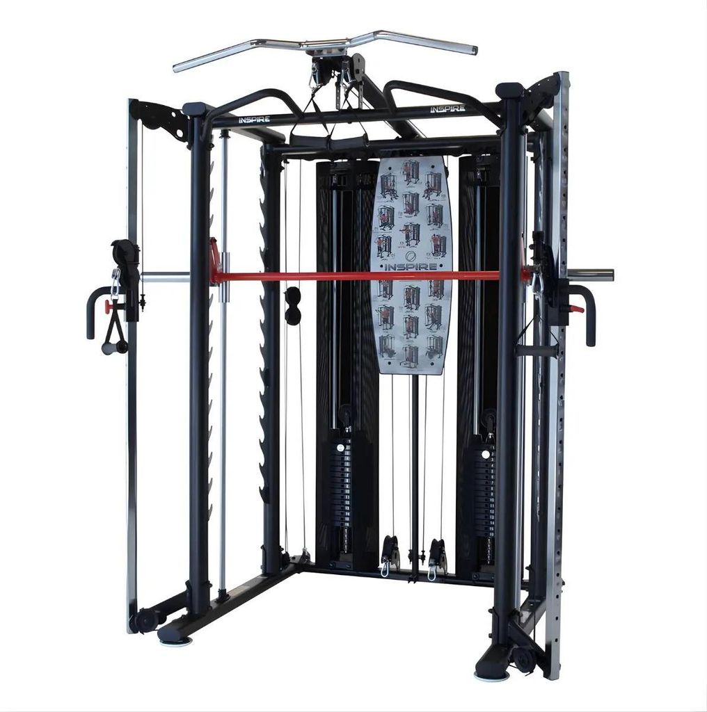 Inspire SCS Smith Cage System - incl. Trainingsbank - Leg Developer - Preacher Curl