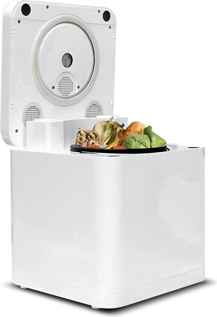 3.3L Electric Composter for Kitchen Smart Compost Bin Indoor with Intelligent LED Display High temperature and UV dual Sterilization Odor Removal O...