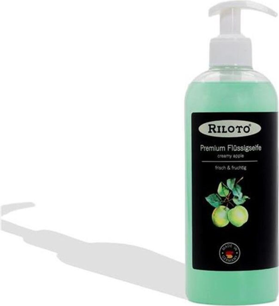 Riloto Premium Flüssigseife Creamy Apple 500ml Cremeseife Handseife