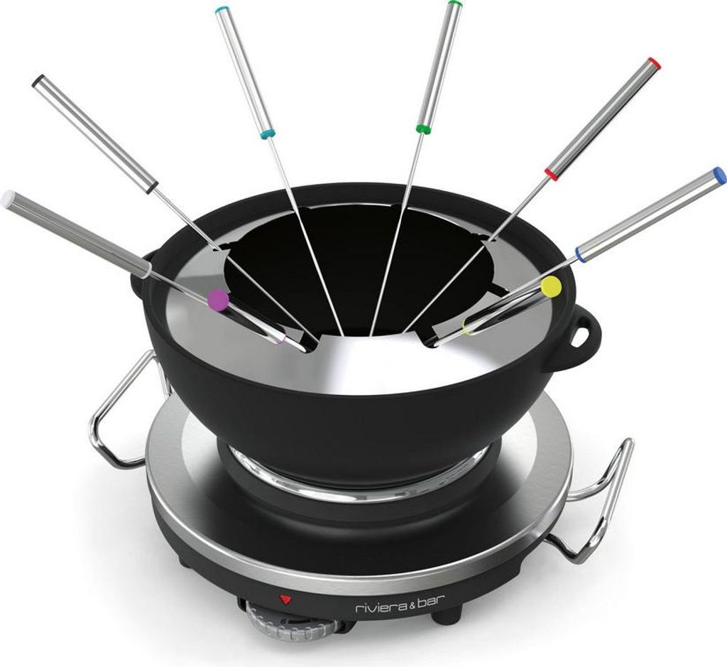 Fondue und elektroherd 1000w 8 gabeln Riviera & bar QFD340