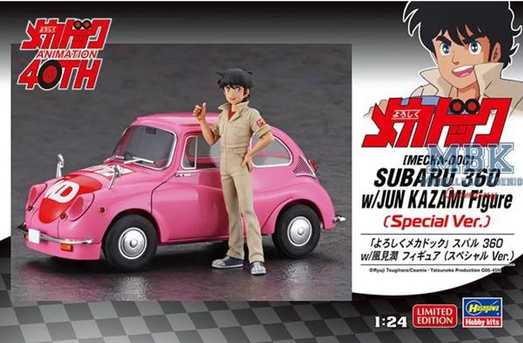 Construisez la Subaru 360 Mecha Doc Jun Kazami Hasegawa 1/24 HAS52454