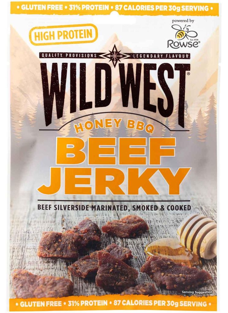 Wild West Beef Jerky Honey BBQ 60g Immagine del prodotto 