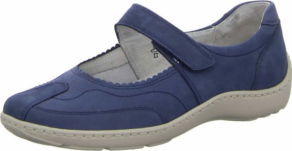 Waldläufer DENVER Ballerina Blau in Gr. 42 Produktbild 