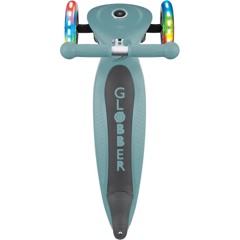 Trottinette 3 Roues Globber Primo Enfant – Avec T-bar Ajustable Et Blocage Direction, Dès 3 Ans