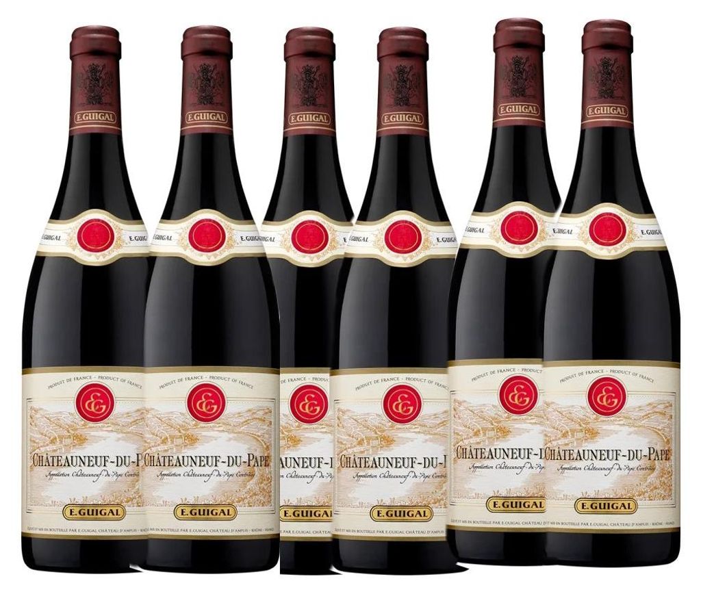 6x E. Guigal Châteauneuf-du-Pape 0,75 l Produktbild 