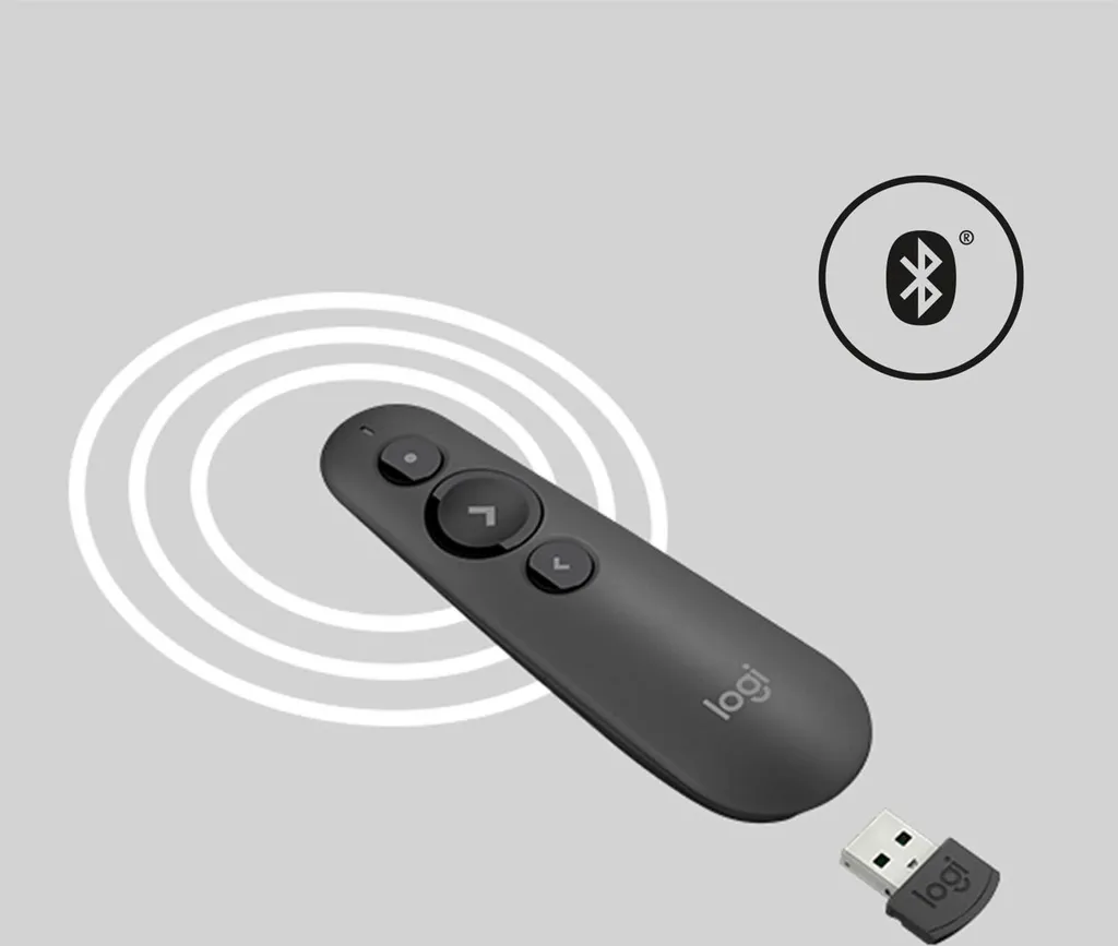 Logitech R500s Graphite Télécommande de Présentation Sans Fil Laser Rouge - 8