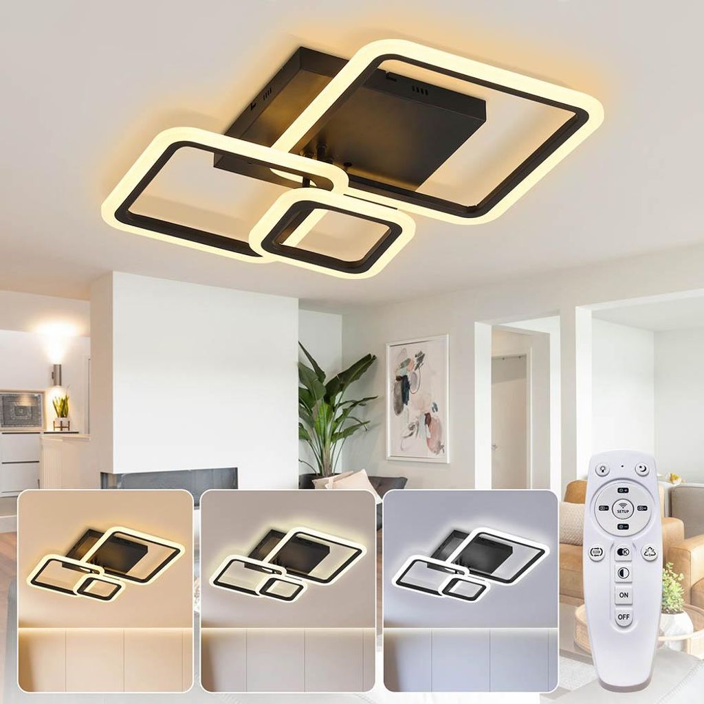 Stropní světlo Led stropní lampa černá Moderní chodbové Obrázek produktu 
